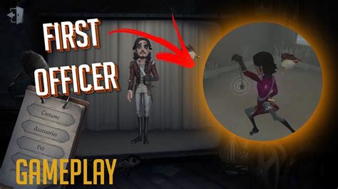 GAMEPLAY NOVO SOBREVIVENTE FIRST OFFICER IDENTITY V YouTube