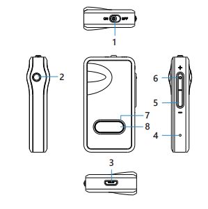 Mpow Bh Bluetooth Music Receiver User Manual Manuals Clip