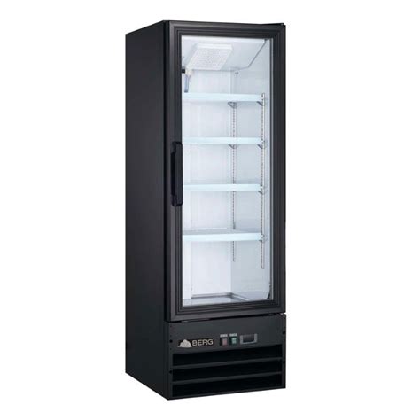 Berg Cu Ft Swinging Glass Door Refrigerator Merchandiser W