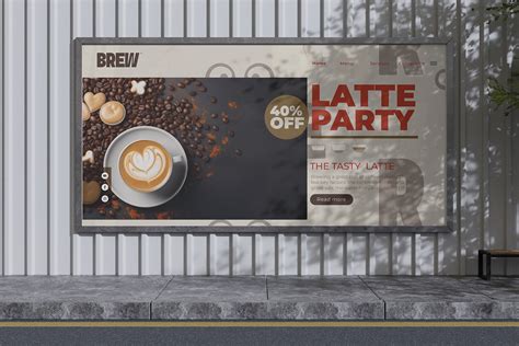 Brew Coffee Shop Logo And Branding Brand Identity Behance