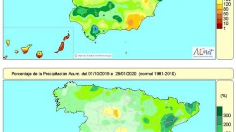 Las Lluvias Acumuladas Desde Octubre Hasta El 28 De Enero Superan En Un