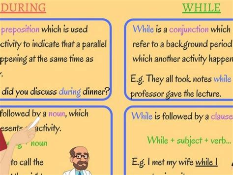 What Is The Difference Between During And While Free English Lessons