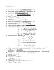 Econ Formulas Price Index Inflation Rate And Gdp Deflator