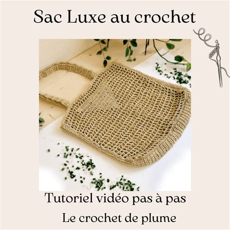 Sac Luxe filet Crochet Facile Tutoriel vidéo pas à pas Lou Passion