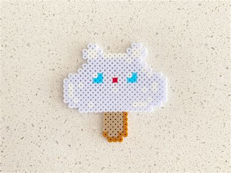 Hamster Popsicle Pixel Perler Beads Art Can Be Fridge Magnet Keychain