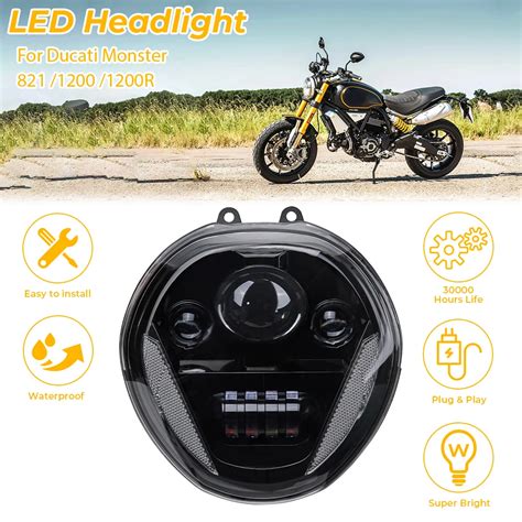 Ducati Monster Led Headlight Replacement