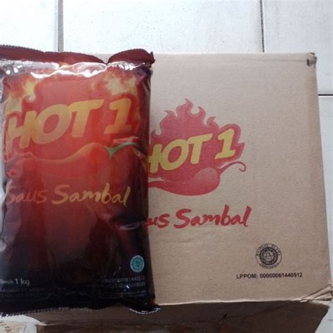 Jual Hot Saos Sambal Kg Kartonan Isi Pcs Shopee Indonesia