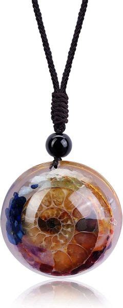 Dropship Chakra Natural Healing Necklace For Women Men Crystal Quarz