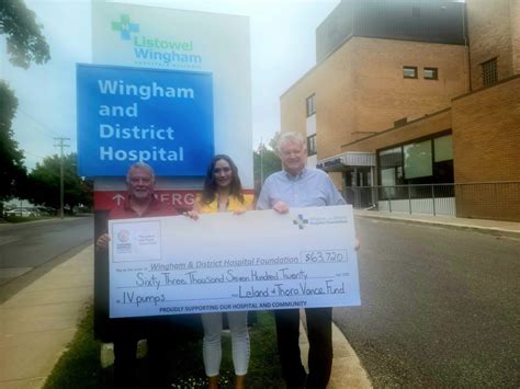 Wingham & District Hospital Foundation Receives $63,720 | The Ranch 100.1 FM