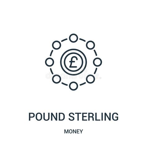 Pound Sterling Icon Vector From Money Collection Thin Line Pound