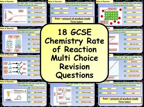 1 ONLY KS4 AQA GCSE Chemistry Science Rate Of Reaction Multiple