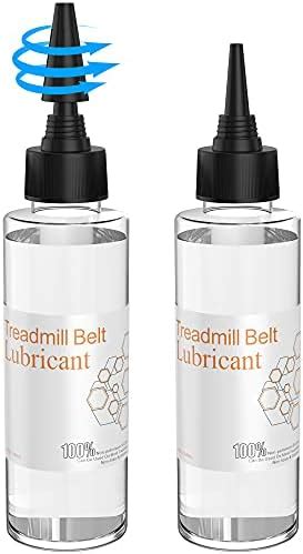 2 Pack 100 Silicone Treadmill Belt Lubricant 4oz Bottle Easy To