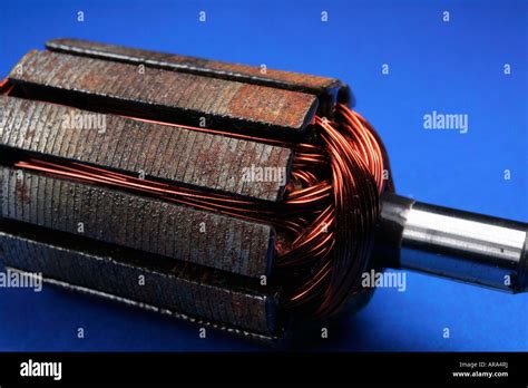 Motore Elettrico In Corrente Continua Rotore Foto Stock Alamy