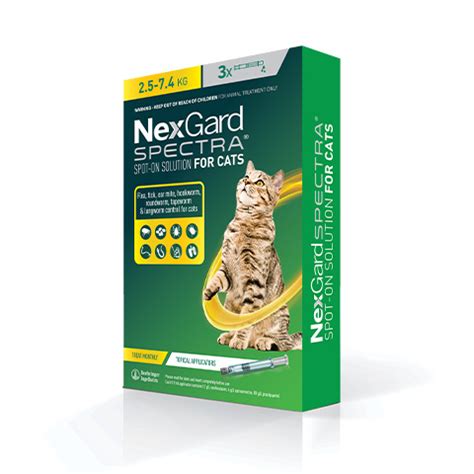 NEXGARD SPECTRA for Cats | Pipet flea and tick treatment