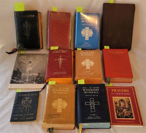 You Choose Vintage Catholic Prayer Books Daily Missals Mass Ebay