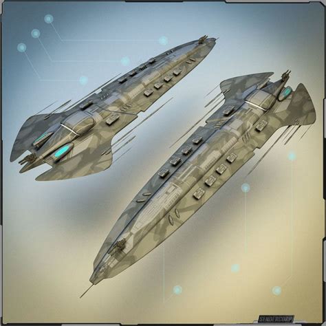 Heavy Battle Cruiser Big Gunship By Pinarci On Deviantart Gunship