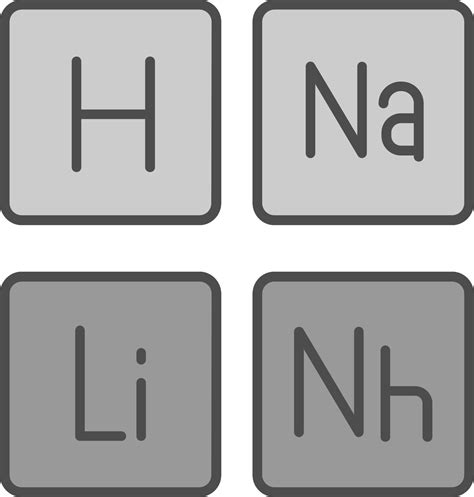 Periodic Table Fillay Icon 42773590 Vector Art at Vecteezy