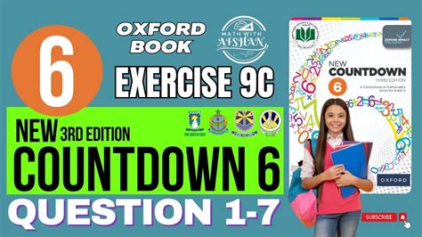 Class Math Exercise C Question Oxford New Countdown Third