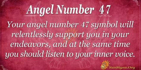 Angel Number 47 Meaning - Focusing On The Positive - SunSigns.Org