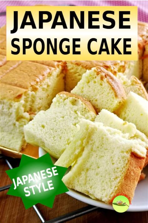 Japanese Cotton Sponge Cake How To Make Japanese Cotton Sponge Cake Vanilla Sponge