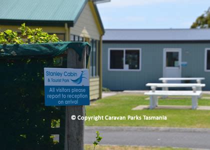 Stanley Caravan Park Cabin Tourist Accommodation Camping Stanley Nut North West Tassie Australia ...