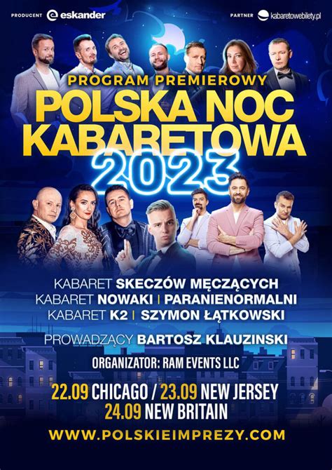 Polska Noc Kabaretowa Chicago IL Polskie Imprezy W USA Bilety Na