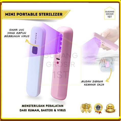 Jual Alat Sterilisasi Uvc Mini Portable Sterilizer Bunuh Bakteri