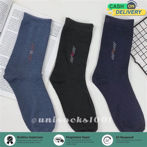 Jual Kaos Kaki Panjang Kantor Kerja Pria Dewasa Premium Men Long Socks