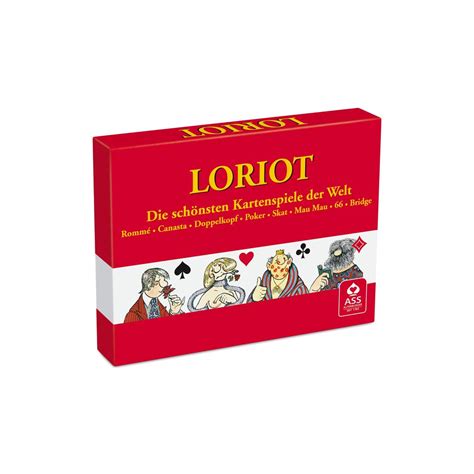 ASS Loriot Rommé BOARD GAME Language German TopToy