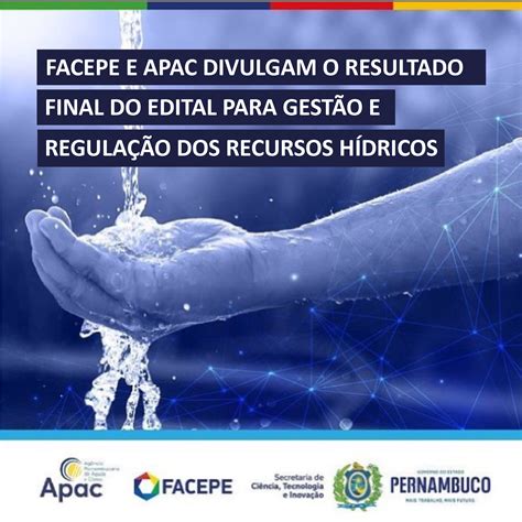 Facepe E Apac Divulgam O Resultado Final Do Edital Gest O E