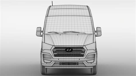 Hyundai H350 Van Lwb 2017 3d Model By Creator 3d