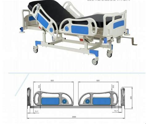 Automatic Mild Steel Five Function Manual Icu Bed Size Dimension X