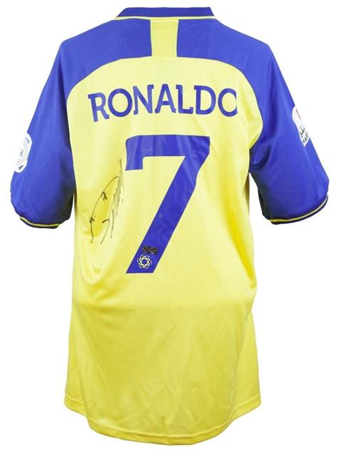 2023 Al Nassr Cristiano Ronaldo Autographed Jersey W Envelope Coa Super Rare 4635505329