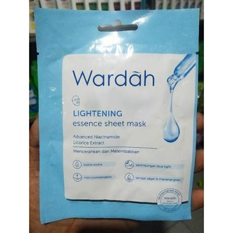 Jual Wardah Lightening Essence Sheet Mask Ml Shopee Indonesia