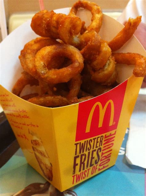 Bunays Little Corner Mcdonalds Twister Fries Iced Coffee With Vanilla