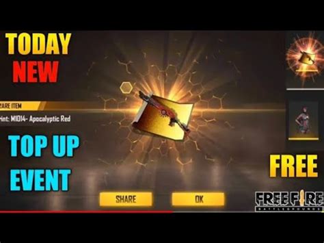 Free Fire New Top Up Event Full Video Garena Free Fire Blue Print