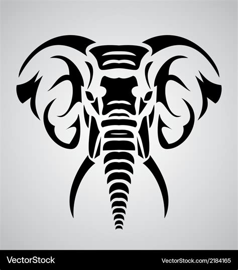 Elephant Tribal Royalty Free Vector Image VectorStock