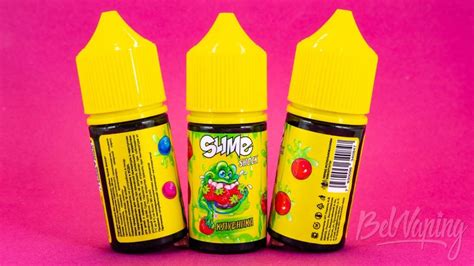 Обзор кислых жидкостей SLIME SHOCK — новые вкусы | BelVaping
