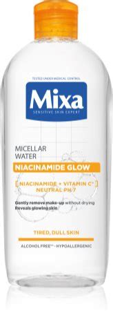 Mixa Niacinamide Glow Micellar Water With A Brightening Effect Notino