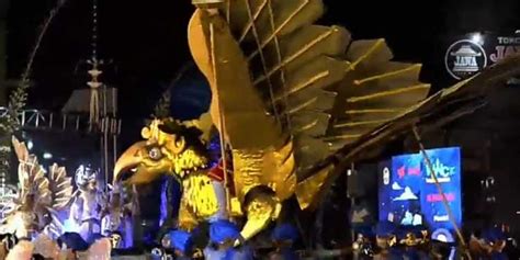 Parade Foto Pertunjukan Spektakuler Wayang Jogja Night Carnival 2022