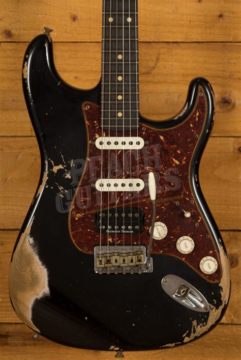 Fender Custom Shop Strat Hss Heavy Relic Black