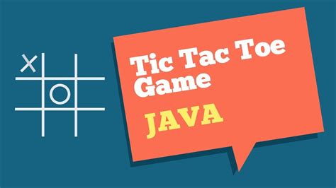 How To Program A Tic Tac Toe Console Game In Java Youtube