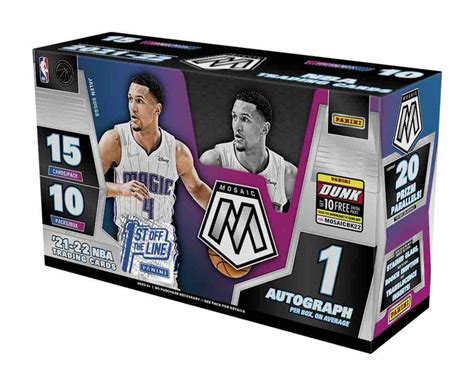 2021 22 Panini Mosaic Basketball 1st Off The Line Hobby Box Price