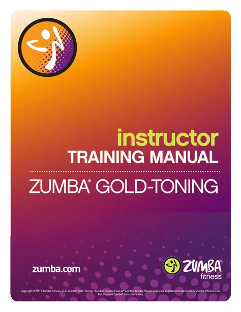 Instructor Training Manual Zumba® Gold Toning Docslib