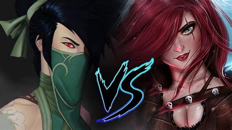 KATARINA Vs AKALI FULL MID GAMEPLAY YouTube