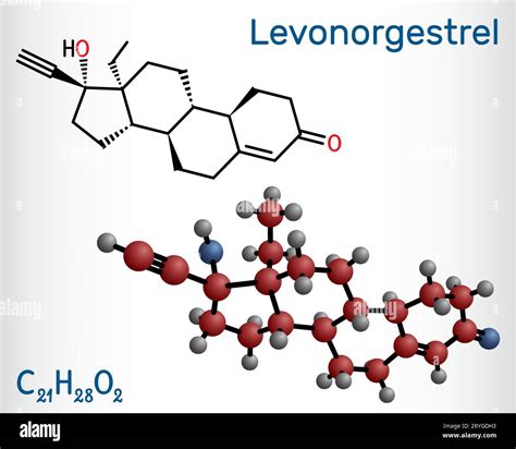 Levonorgestrel Progestin Molecule It Is Synthetic Progestogen