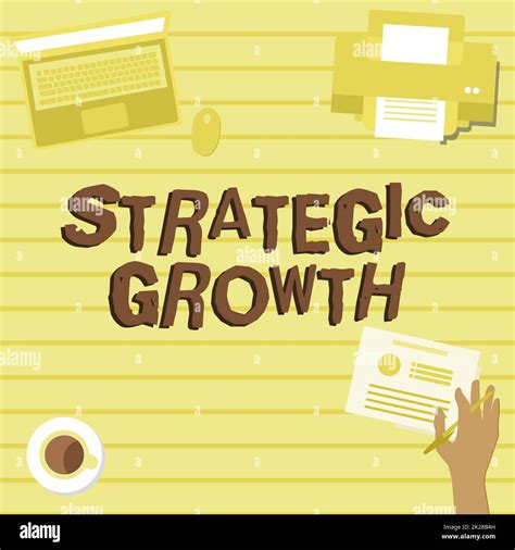 Text Caption Presenting Strategic Growth Business Showcase Create Plan