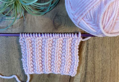 Mistake Rib Stitch Pattern Beginner Friendly Step By Step Tutorial