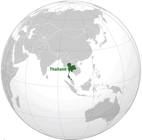 Divisions Administratives Carte De La Thailande