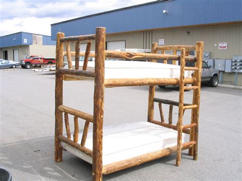 Log Beds, Log Bunk Beds, Cedar Log Beds, Rustic Log Beds